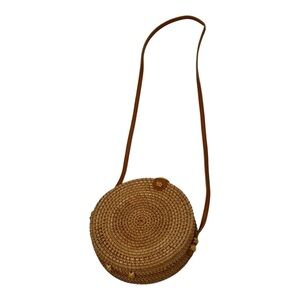 Source Unknown Woven Crossbody Bag - Tan
